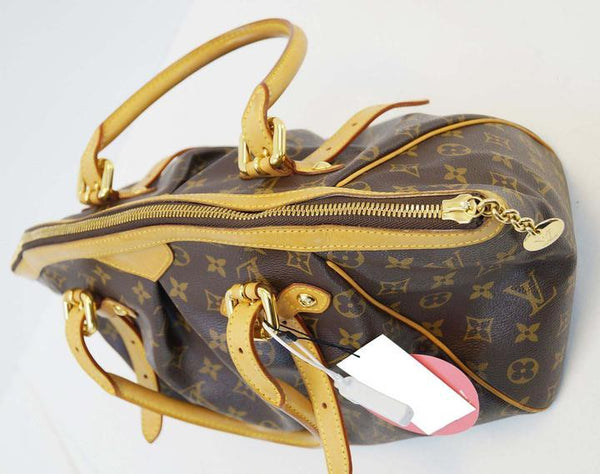 LOUIS VUITTON Monogram Tivoli GM Brown Tote Shoulder Bag