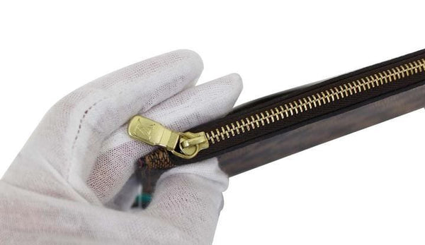 LOUIS VUITTON Damier Ebene Pochette Wristlet Pouch Neverfull MM