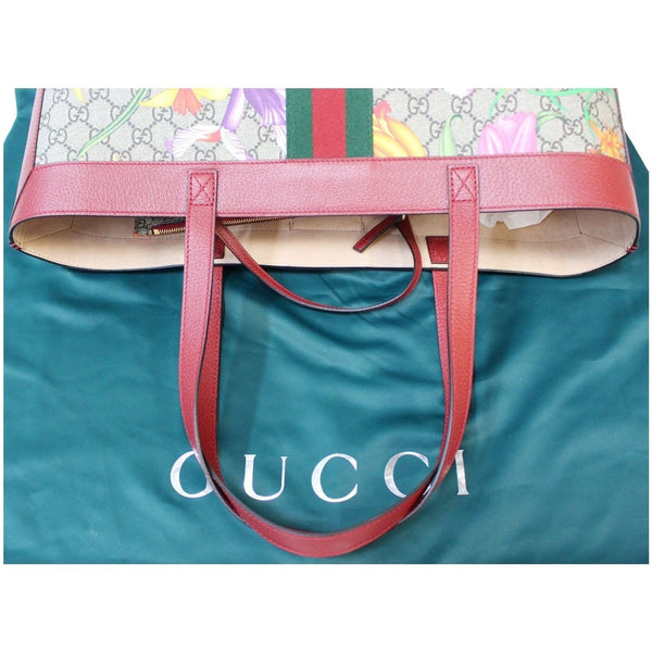 Gucci Ophidia GG Flora Medium Tote Bag - top handles