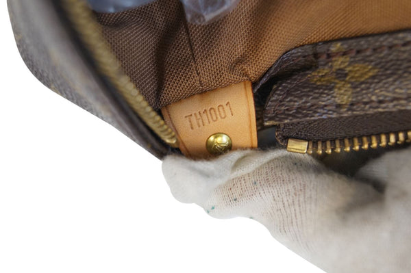 LOUIS VUITTON Monogram Canvas Cabas Mezzo Brown Tote Bag