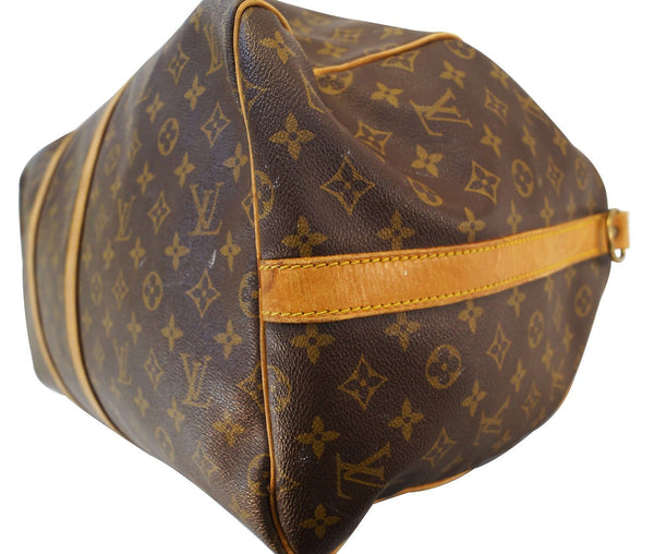 LOUIS VUITTON Monogram Keepall 55 Bandouliere Travel Bag