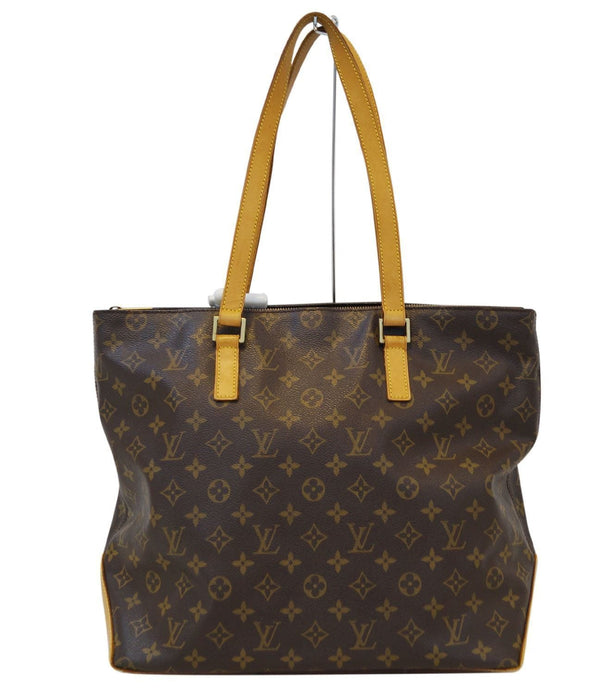 LOUIS VUITTON Monogram Canvas Cabas Mezzo Brown Tote Bag