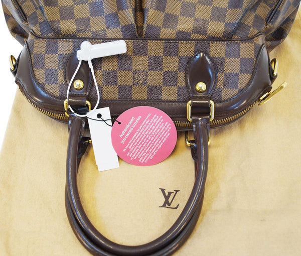 LOUIS VUITTON Damier Ebene Trevi PM 2way Handbag