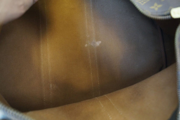 LOUIS VUITTON Monogram Keepall 55 Bandouliere Travel Bag