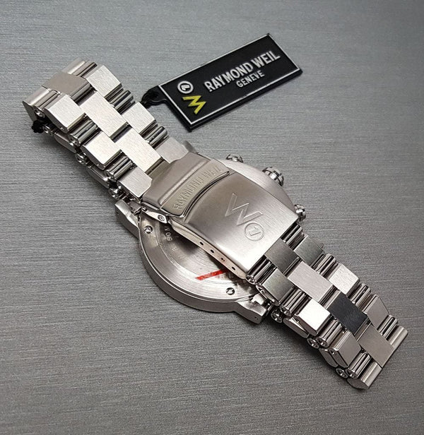 Authentic NEW Raymond Weil W1 Parsifal Chronograph 6800 Lime Dial 35mm