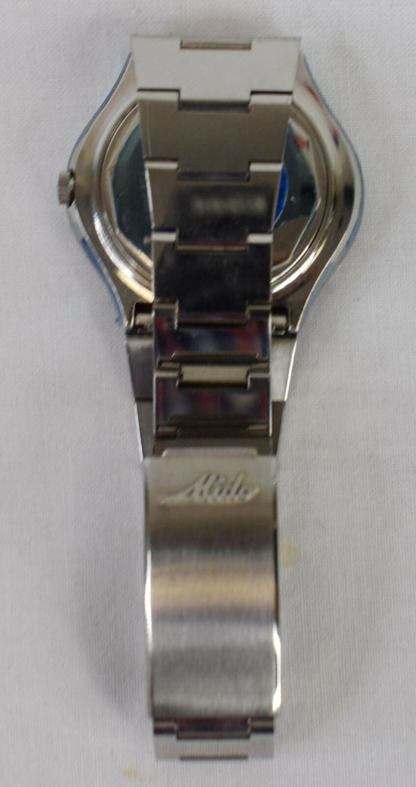 MIDO Commander 1980 Day Date Men's Stainless Steel Watch Light Grey Dial 41MM