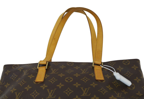 LOUIS VUITTON Monogram Canvas Cabas Mezzo Brown Tote Bag