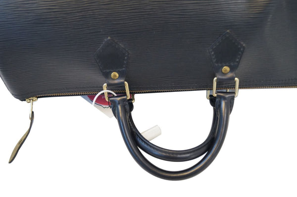 LOUIS VUITTON Epi Leather Black Speedy 35 Handbag