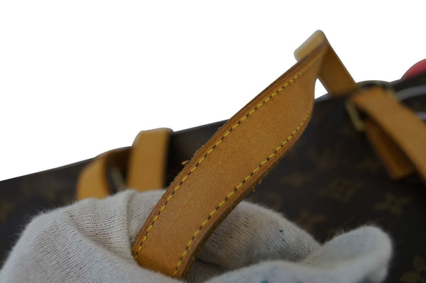 LOUIS VUITTON Monogram Canvas Cabas Mezzo Brown Tote Bag