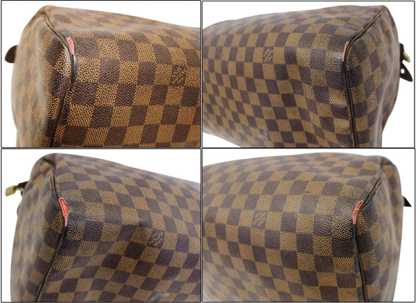 LOUIS VUITTON Damier Ebene Speedy 30 Satchel Bag