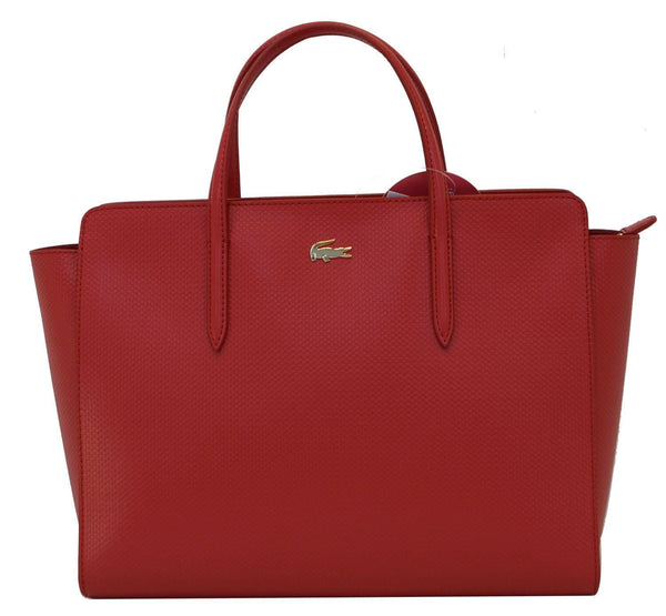 Lot of 12 LACOSTE Leather PVC Shoulder Messenger Tote Bags