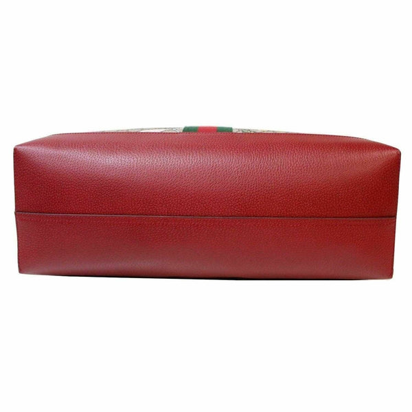 Preowned Gucci Ophidia GG Flora Medium Tote Bag Red - DDH