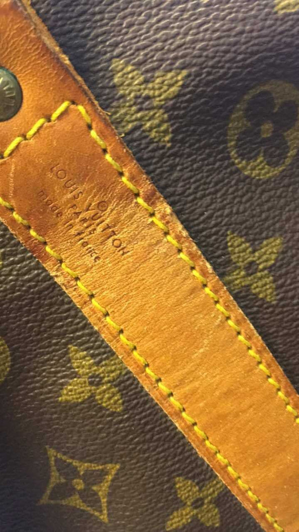 LOUIS VUITTON Monogram Keepall 55 Bandouliere Travel Bag