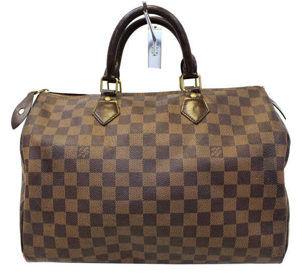 LOUIS VUITTON Damier Ebene Speedy 30 Satchel Bag