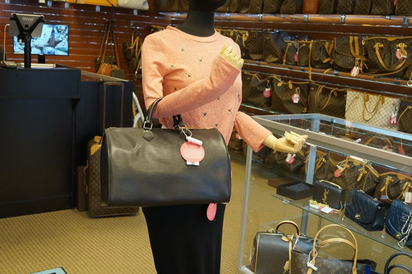 LOUIS VUITTON Epi Leather Black Speedy 35 Handbag