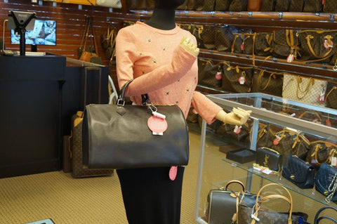 LOUIS VUITTON Epi Leather Black Speedy 35 Handbag