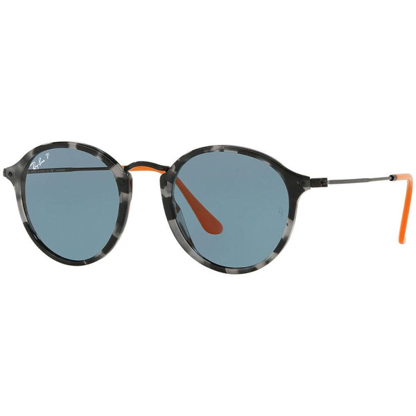 Ray-Ban RB2447 124652 Fleck Pop Tortoise Black Sunglasses Blue Polarized Lens