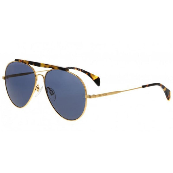 Tommy Hilfiger TH 1454/S 000 58 Pilot Unisex Sunglasses Blue Lens