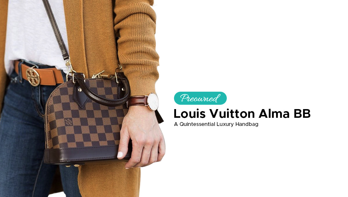 Preowned Louis Vuitton Alma BB: A Quintessential Luxury Handbag