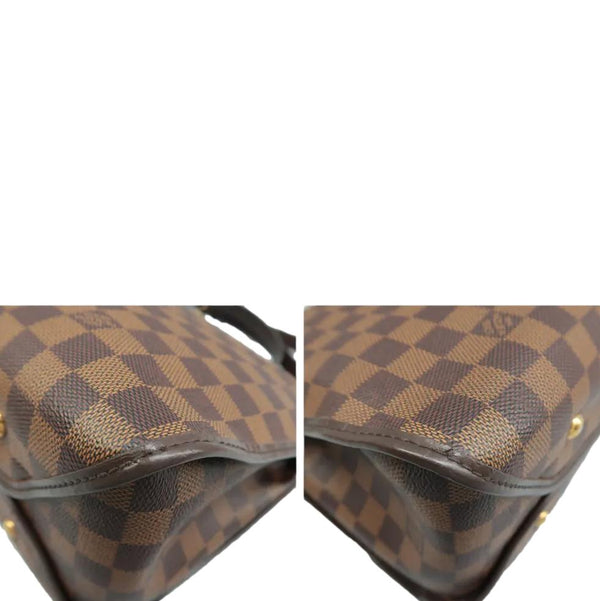 LOUIS VUITTON Duomo Damier Ebene Crossbody Bag Brown