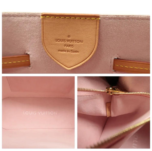 LOUIS VUITTON Girolata Damier Azur Shoulder Bag White