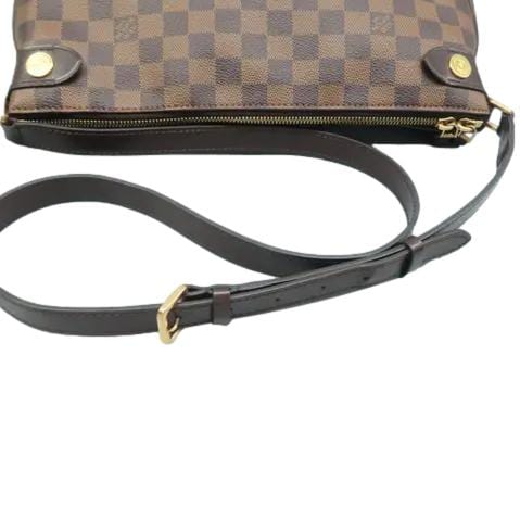 LOUIS VUITTON Duomo Damier Ebene Crossbody Bag Brown