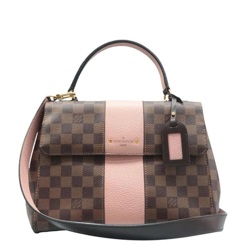 LOUIS VUITTON Bond Street MM Damier Ebene Crossbody Bag Magnolia