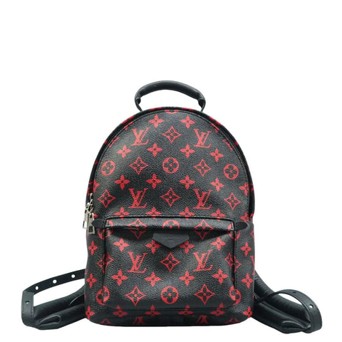 Louis Vuitton Palm Springs PM Monogram Infrarouge Backpack Black