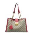 GUCCI Padlock Medium Tote Bag Red Front look
