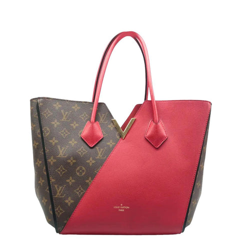 LOUIS VUITTON Kimono MM Monogram Canvas Shoulder Bag Red