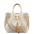 LOUIS VUITTON Girolata Shoulder Bag White front side