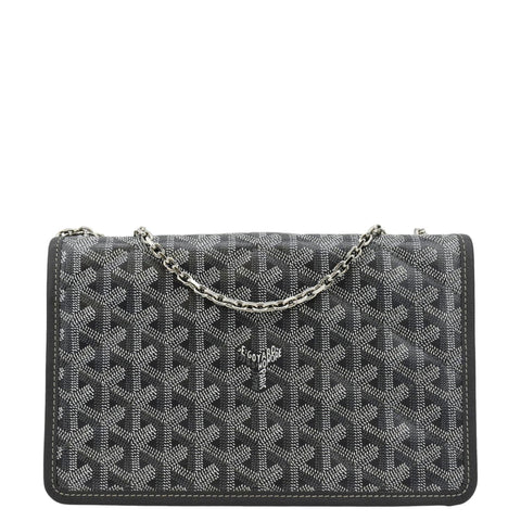 GOYARD Alexandre III Canvas Messenger Bag Black