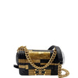 Chanel Crocodile Embossed Small Boy Flap Black Gold