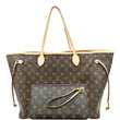 LOUIS VUITTON Neverfull GM Monogram Canvas Tote Bag Fuchsia