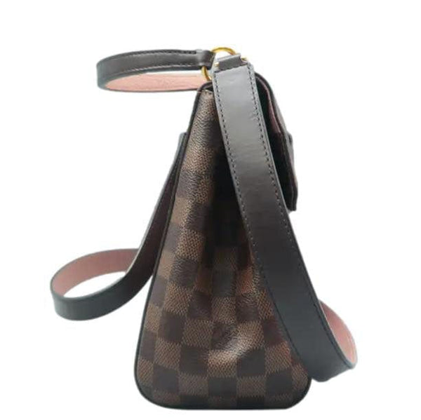 LOUIS VUITTON Bond Street MM Damier Ebene Crossbody Bag Magnolia