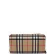 Burberry Vintage Check Zip Around Wallet