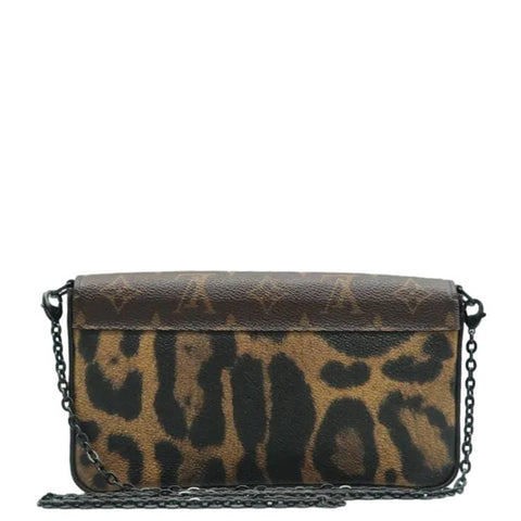 LOUIS VUITTON Pochette Felicie Monogram Canvas  back look