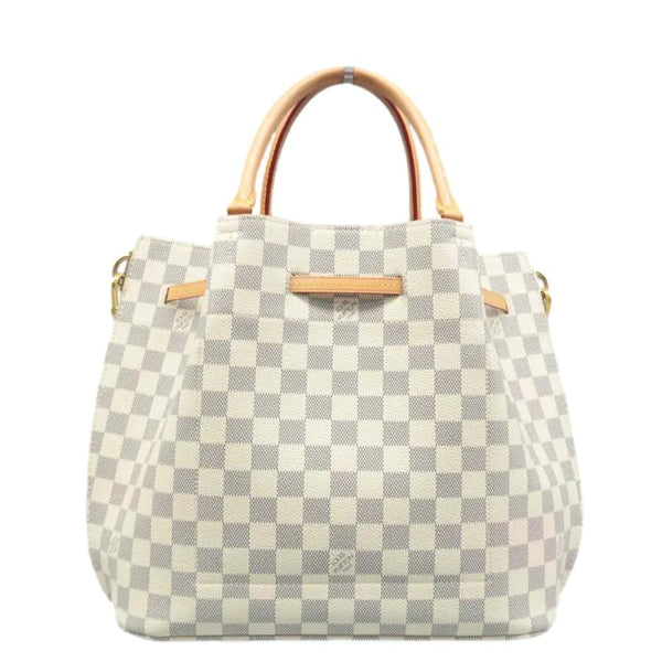 LOUIS VUITTON Girolata Shoulder Bag White  back side look