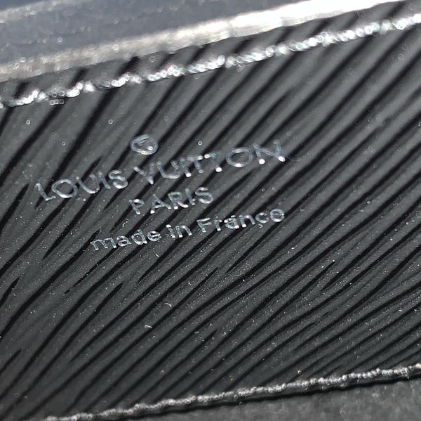 LOUIS VUITTON Mini LV Twist Epi Leather Shoulder Bag Black
