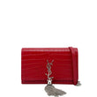 Yves Saint Laurent Crocodile Embossed kate Chain