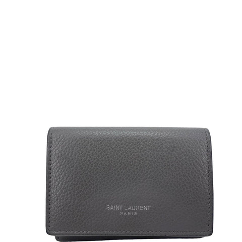 Yves Saint Laurent Paris Leather Card Case
