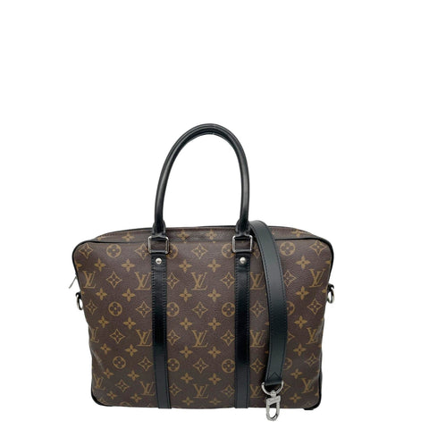 Louis Vuitton Monogram Macassar Briefcase
