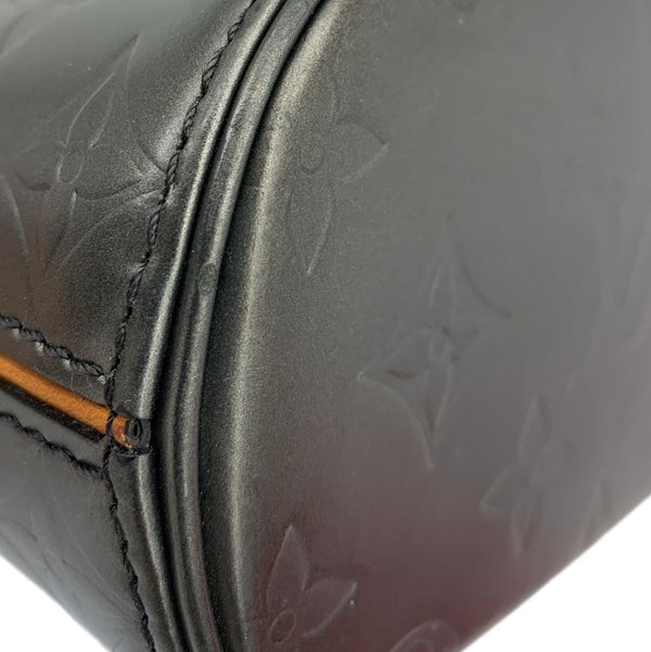 LOUIS VUITTON Alston Monogram Mat Shoulder Bag Black