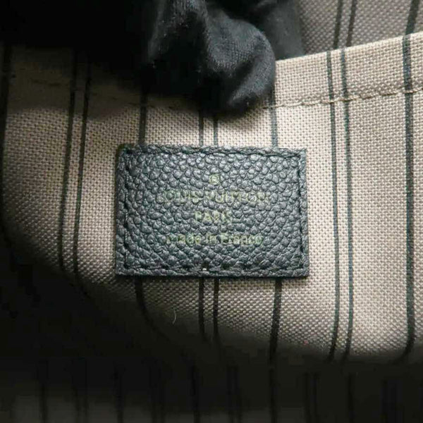 LOUIS VUITTON Montaigne Monogram Empreinte Shoulder Bag Black