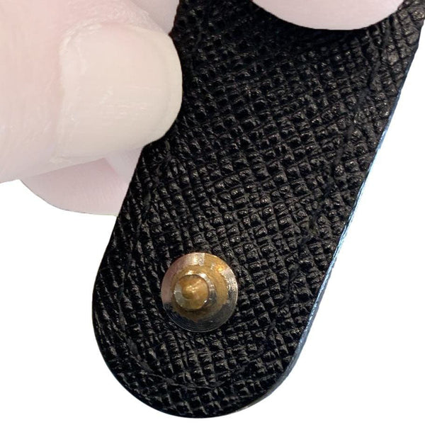 LOUIS VUITTON Ring Agenda Small Epi Leather Organizer Cover Black