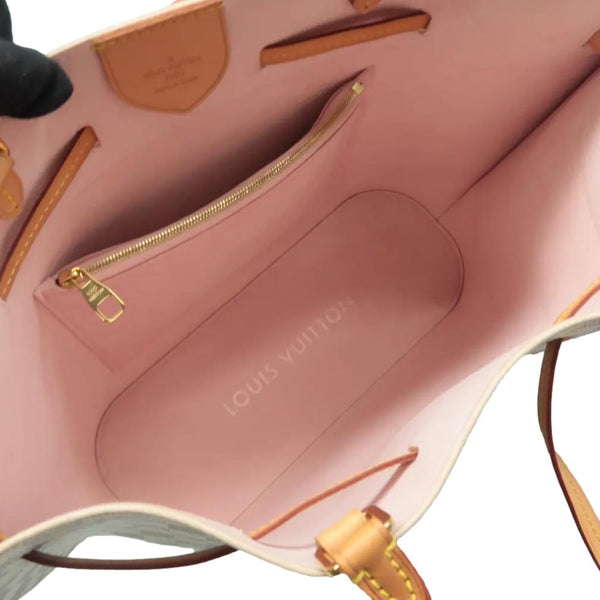 LOUIS VUITTON Girolata Damier Azur Shoulder Bag White