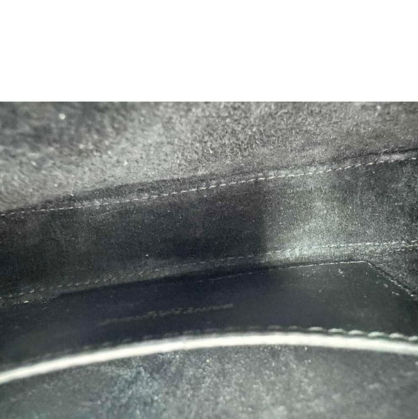 YVES SAINT LAURENT Le 5 à 7 Smooth Leather Shoulder Bag Black