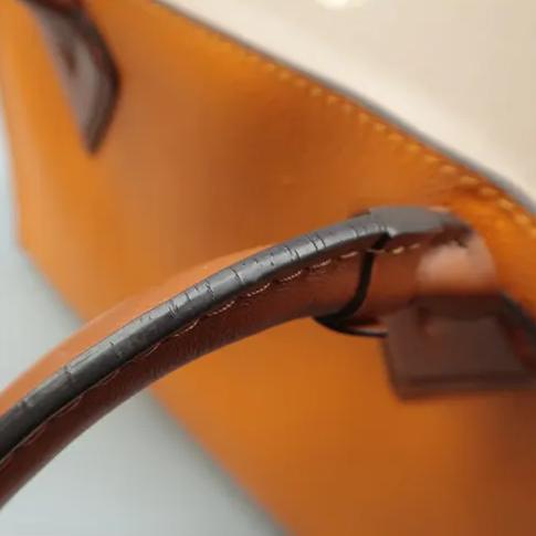 Louis Vuitton On My Side MM Monogram Canvas Shoulder Bag Orange