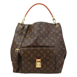 LOUIS VUITTON Metis Hobo Monogram Canvas Shoulder Bag Brown