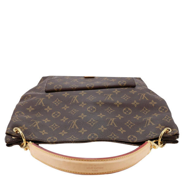 LOUIS VUITTON Metis Hobo Monogram Canvas Shoulder Bag Brown